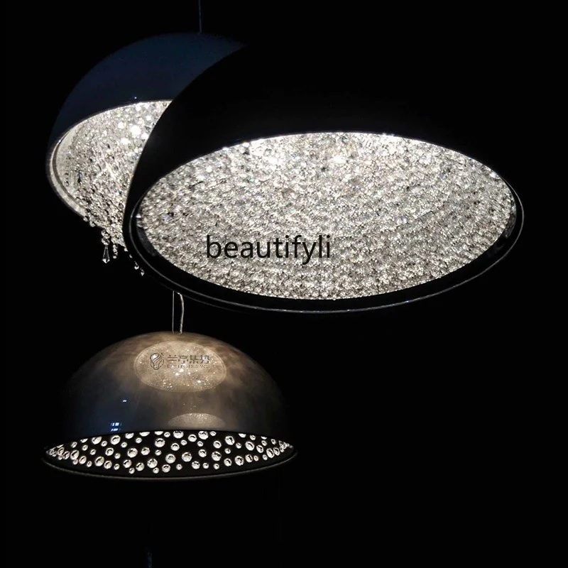 

Crystal Chandelier round Dining-Room Lamp Lamp in the Living Room Main Lamp Master Bedroom Lamp Home Minimalist Creative