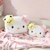 Sanrio Hello Kitty Headrest Seat Belt Cover Back Cushion Kawaii Japanese Style Car Accessories Cute Kitty Cat Pillow Blanket 2