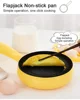 Electric Frying Pan, Omelette Maker Steamer Egg Cooker Eggs Mini Plug-in Frying Pan Automatic Power-off Breakfast Machine 5