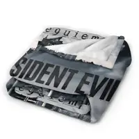 Residents Evils 9 couverture flanelle toutes saisons Portable Super chaud jeter couverture pour canapé voiture couvre-lits 5