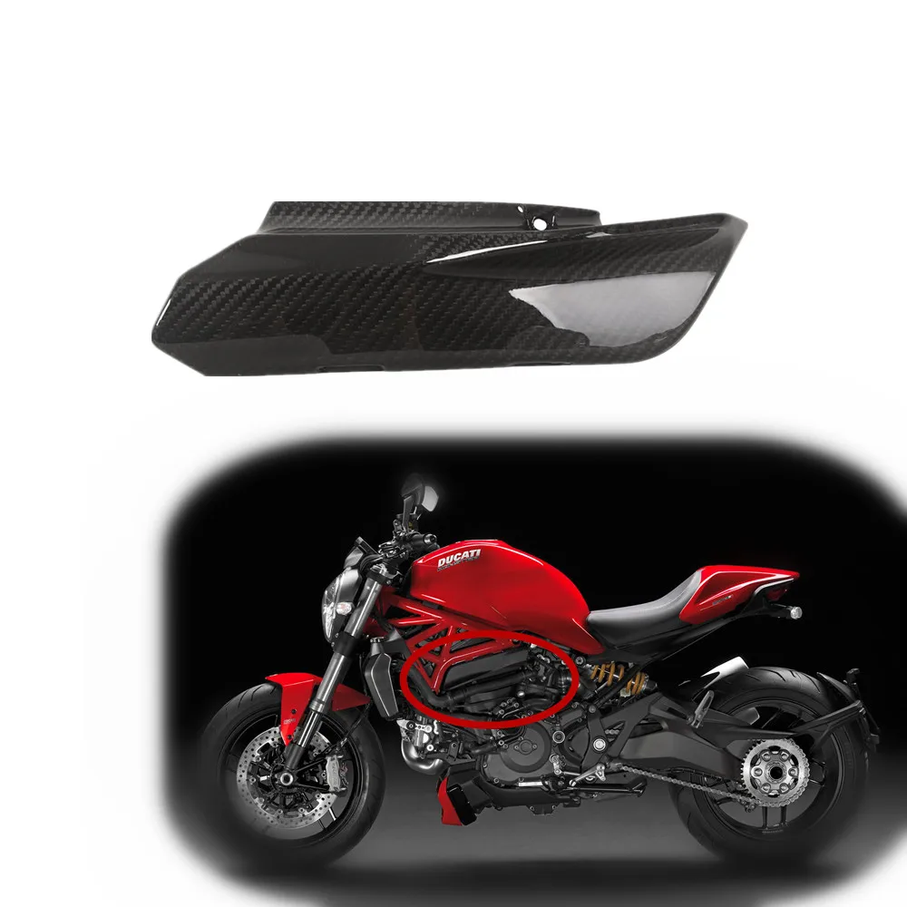 

Обтекатель из углеродного волокна с левой стороной для Ducati Monster 821 1200 2014 2015 2016 2017 2018 2019 2020 2021