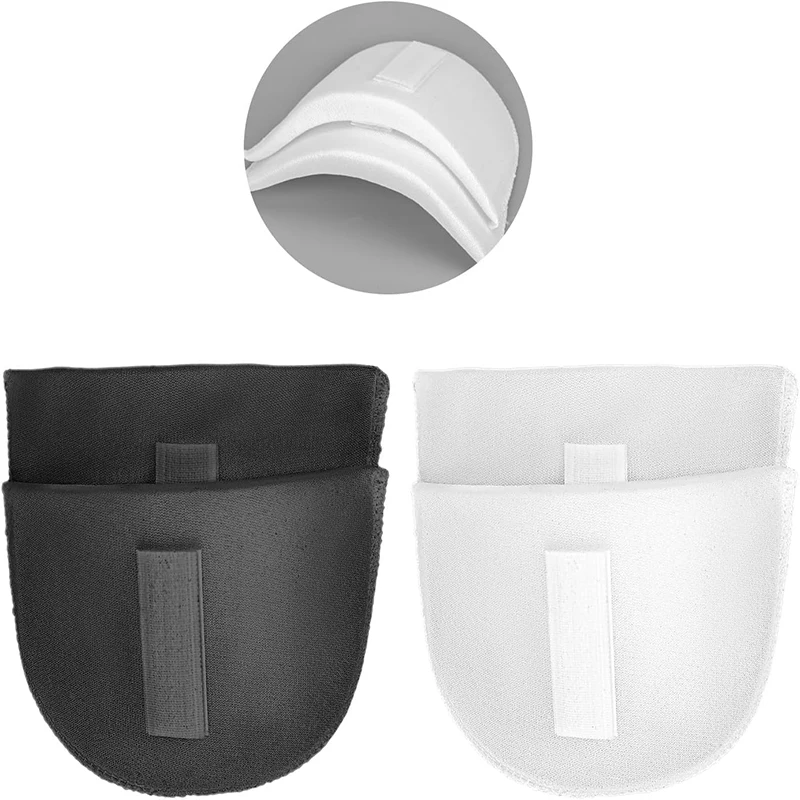 Shoulder Pads 1Pair Soft Padded Shoulder Padding Encryption Foam Shoulder Pads Blazer T-shirt Clothes Sewing Accessories