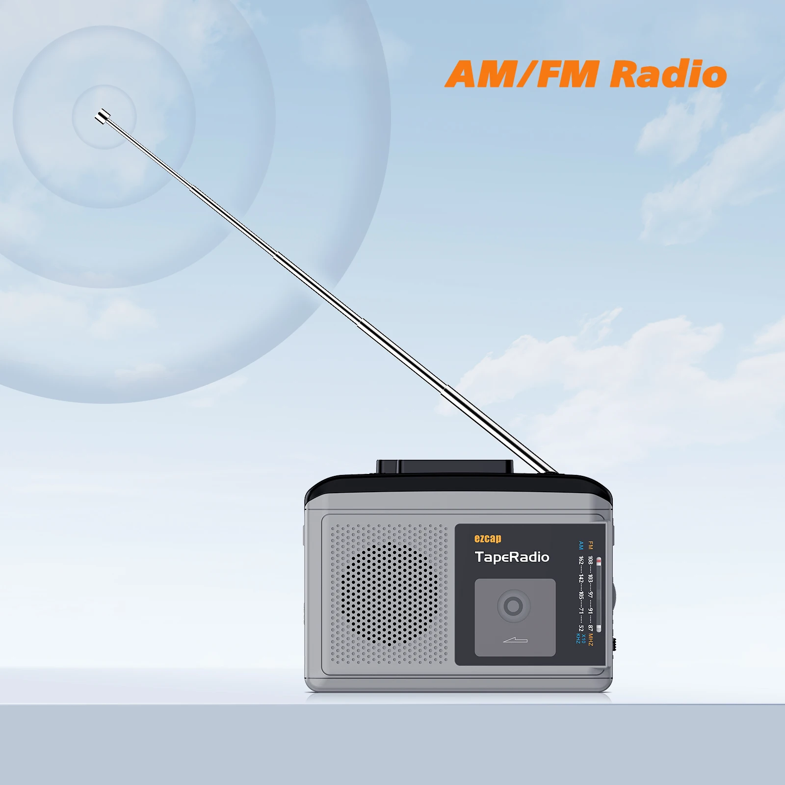 Ezcap234 Tape Cassette Player To MP3 Converter with Speaker Audio Capture Card Cassette Recorder To TF Card AM/FM Radio