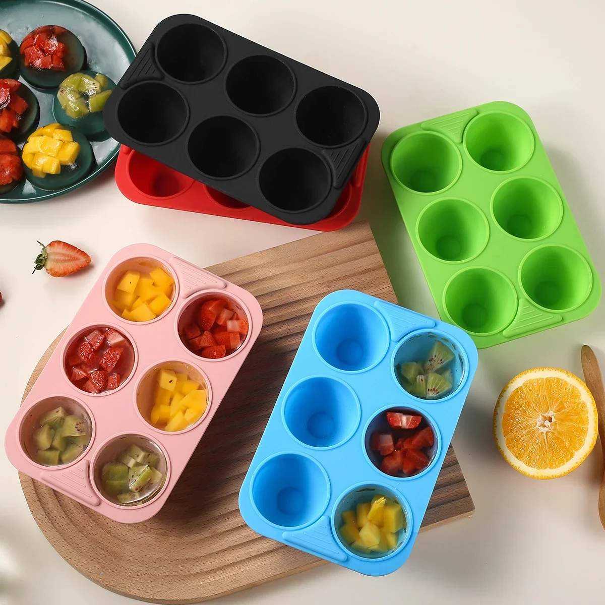 Silikon Backformen Für Airfryer – 8-teiliges Set Mit Ofenhandschuhen, Hitzebeständig Bis 230°C