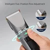 Professional Hair Clippers Cordless Barber Shavers Rechargeable Hair Cutting Kit With 4Comb Guides 4