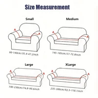 1pc Sofa Slipcover With Skirt L-shaped Sofa Cover Couch Cover for Bedroom Office Living Room Home Decor Furniture Protector 2