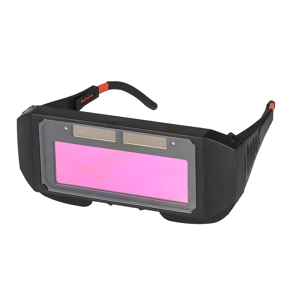 leather welding helmet Automatic Dimming Welding Glasses Light Change Auto Darkening Anti- Eyes Shield Goggle for Welding Masks EyeGlasses Accessories huntsman welding hood Welding & Soldering Supplies