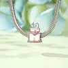925 Sterling Silver Happy Birthday Anniversary Celebration Beads Charm Fit Original Pendant Bracelet Jewelry making Women Gift 5