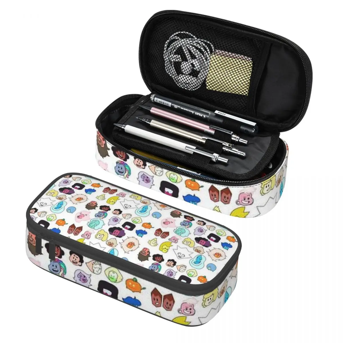 Steven Universe Heads Pencil Cases Big Capacity Pen Bags Pen Box Pencil Pouch For Boys Girls Students Stationery School Office