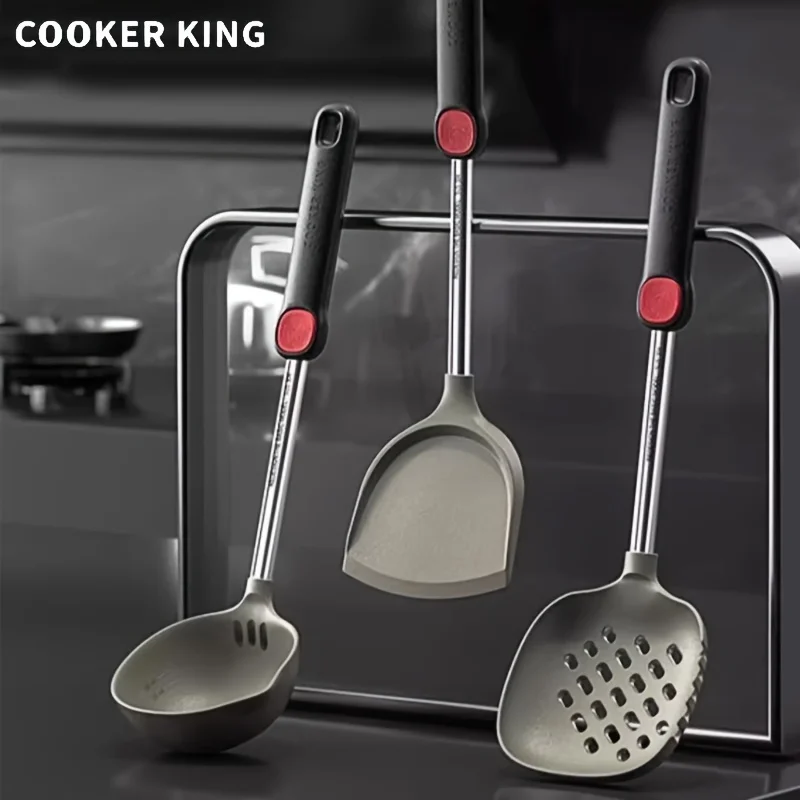 COOKER KING Silicone Spatula Food Grade High Temperature Resistant Spatula Household Spoon Non-Stick Pan Kitchen Tool