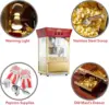 Movie Theater-Style Popcorn Machine Maker with 8-Ounce Kettle - Red, Vintage-Style 6