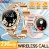EIGIIS Smart Watch for Women with1.32"HD Screen Fitness Tracker with Heart Rate Sleep Monitor Waterproof for iOS xiaomi Phones 1