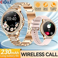 EIGIIS Smart Watch for Women with1.32"HD Screen Fitness Tracker with Heart Rate Sleep Monitor Waterproof for iOS xiaomi Phones 1