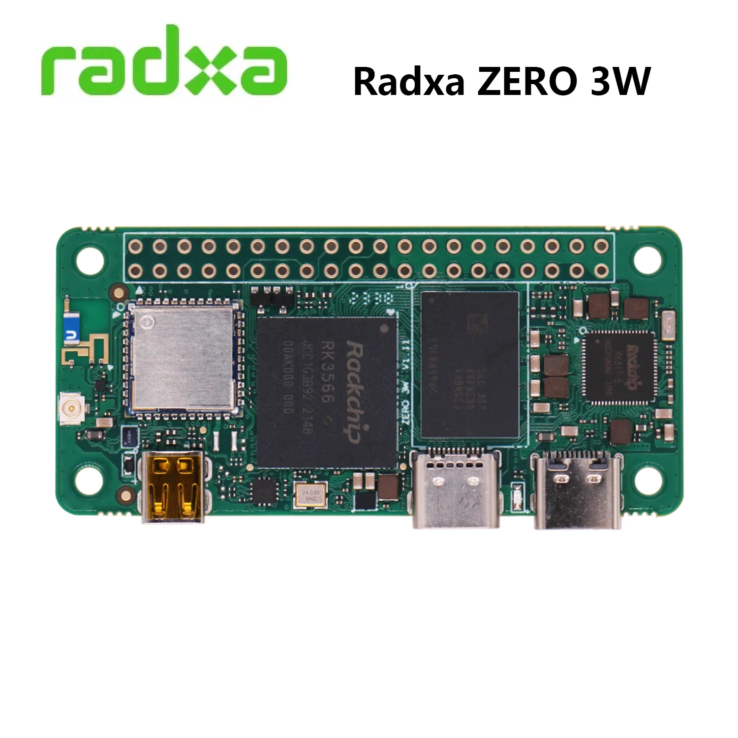 Radxa ZERO 3W 開発ボード クアッドコア Arm ® 皮質 ™ -A55 RK3566