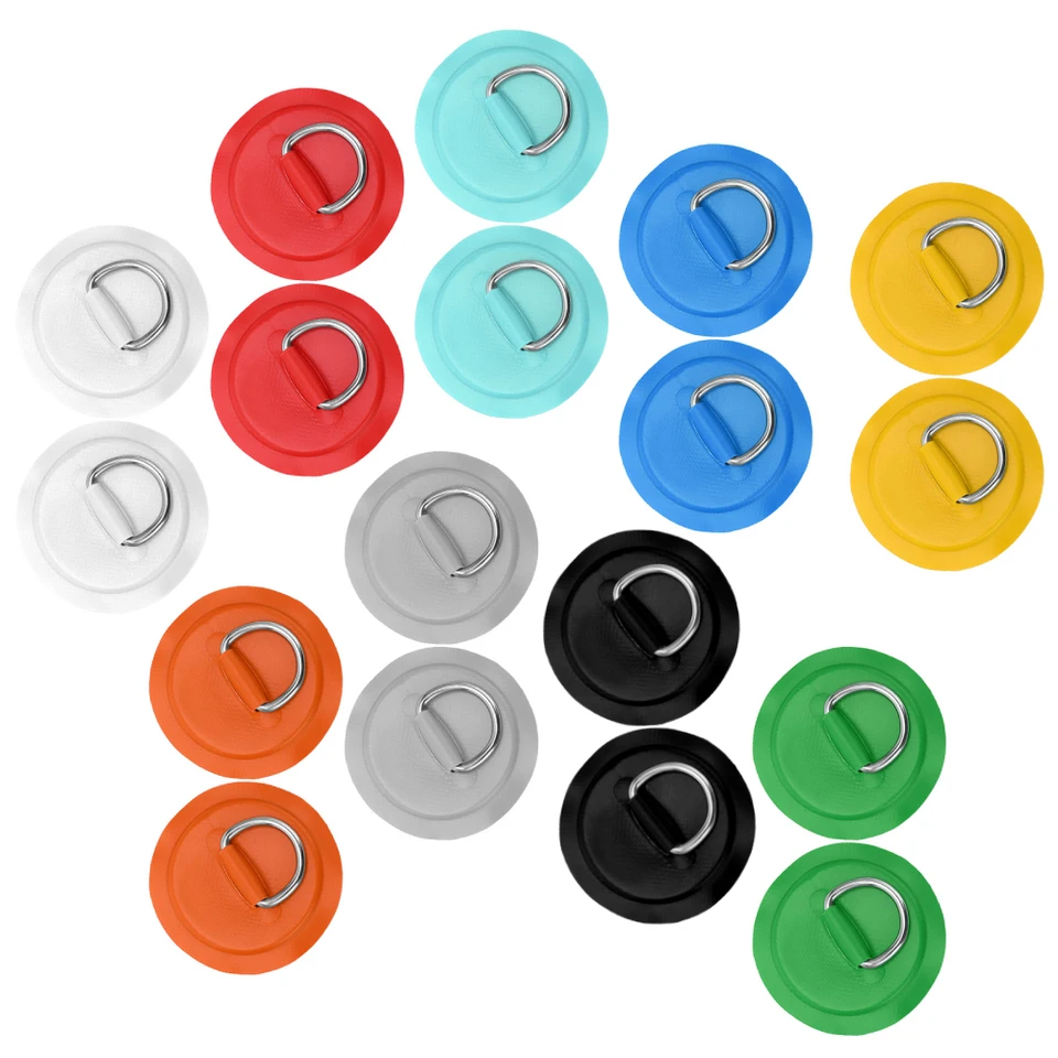 12 Anelli A D Per Kayak E Canoa - Kit Di Accessori Per Paddle Board In PVC E Acciaio Inox - 5