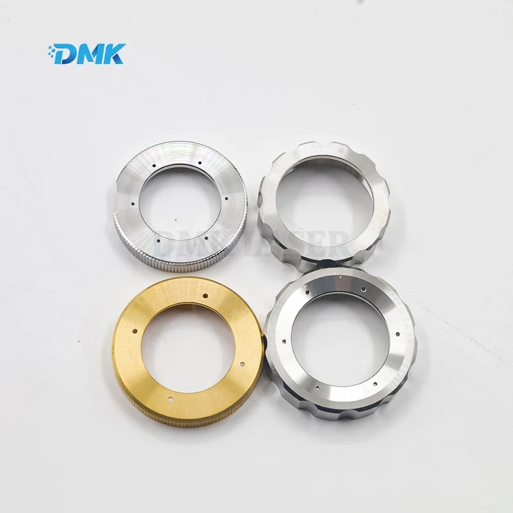 オープン サークル きらきらハンマー加工 ラッキー リング DMK Laser Ceramic Ring Lock Ring, Raytools Fasten Locking