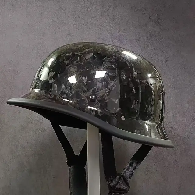 Forged Carbon Fiber German Helmet