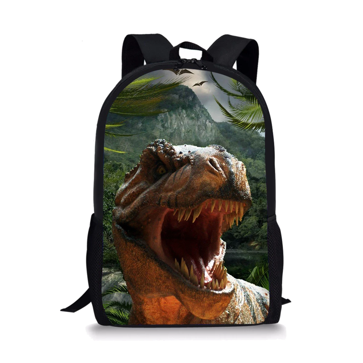 Dinosaur Pattern Kids School Bags Children Backpack For Girls Boys Student Book Bag Schoolbags Large Capacity Traveling Backpack