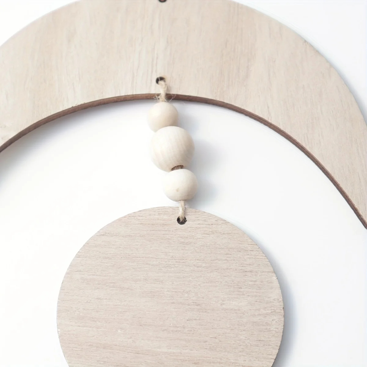 1pc-Bohemian wooden handmade jewelry, artistic and creative home decoration minimalist wall decoration