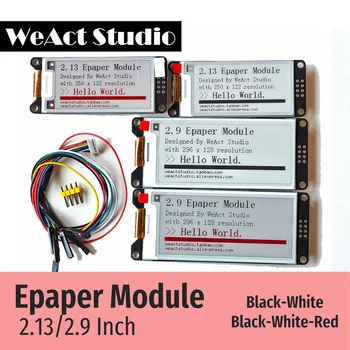 WeAct 2.9'' 2.13" 2.9 2.13 Inch Epaper Module E-paper E-Ink EInk Display Screen SPI Black-White Black-White-Red 1