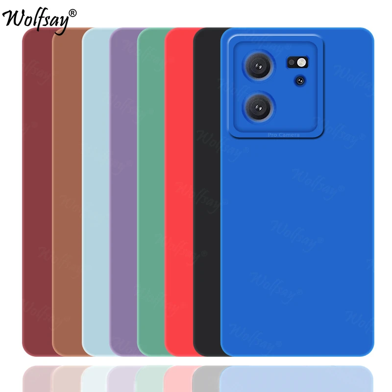 Cover Posteriore Full Edge Per Xiaomi 13T Pro Custodia Antiurto Custodia In Silicone Liquido Originale Xiaomi 13T Pro Cover Per Xiaomi 13T Pro