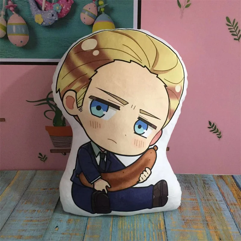 Anime Hetalia Axis Powers Stuffed Pillow Doll Toy Luther Pillow Cushion Arthur Kirkland Ivan Braginsky Plush Pendant Kids Gift plush toy,plush doll,anime ornament,action figures toys