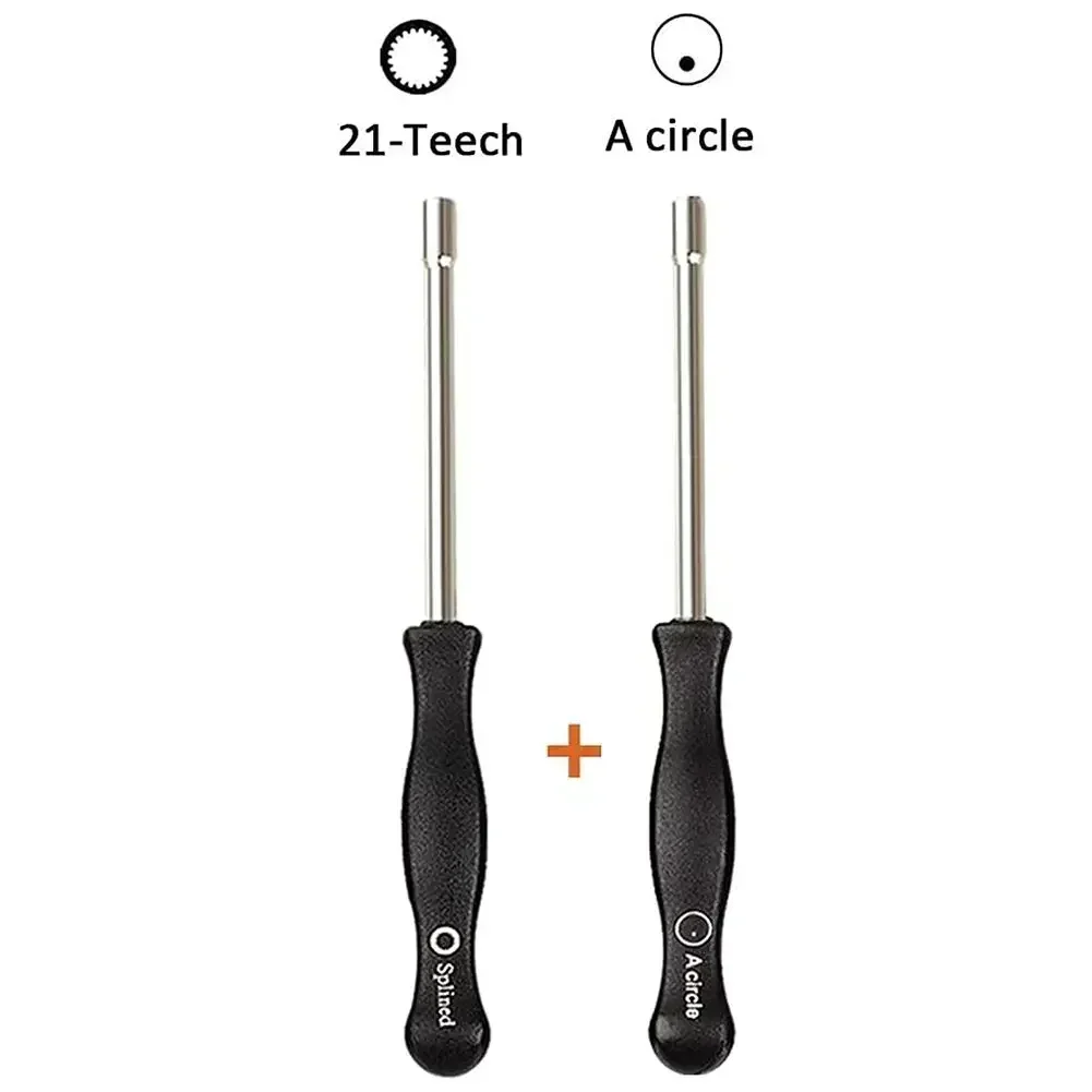 2Pcs 21 Teeth Splined + A-Circle Carburetor Adjustment Chainsaw Tool Screwdriver Kit for Husqvarna 2 Cycle Carb Service carburetor repair tool kit