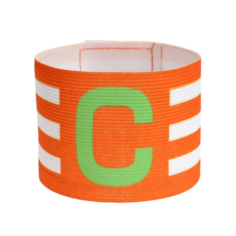 Brazalete de capitán de fútbol para niños y adultos, ajustable, para entrenamiento de fútbol