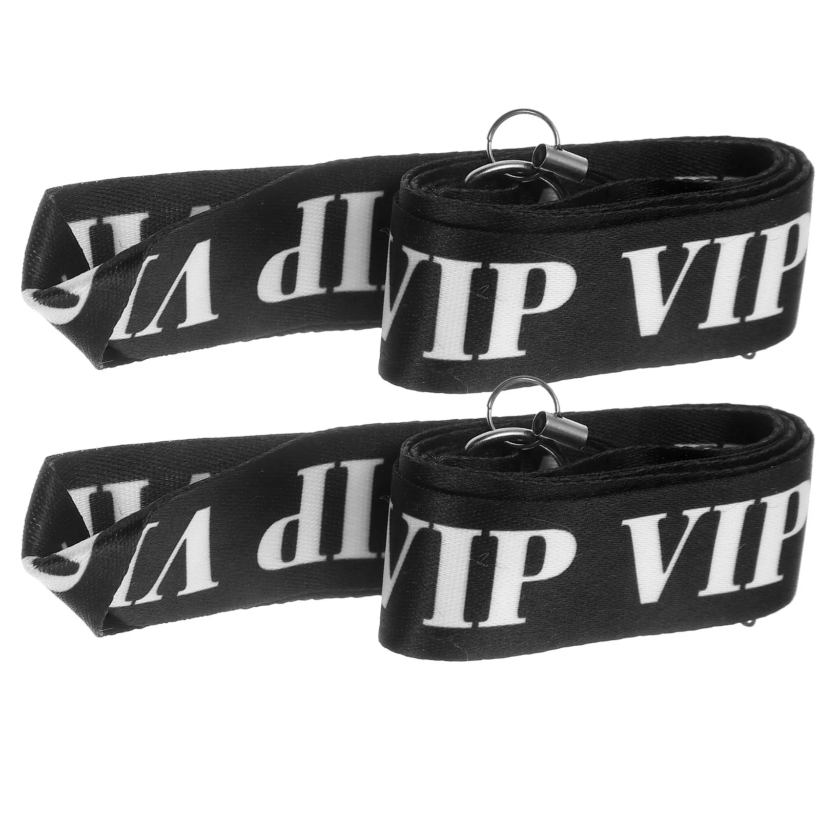 

2 Pcs Mobile Phone Accessories Vip Brand Lanyard Clips Id Card Hanging Ropes Neck Portable Holder Lanyards Man