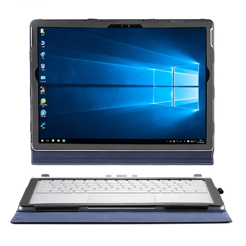 Capa de Couro do Plutônio para o Livro de Superfície de Microsoft 13.5 Polegadas Case Luva do Portátil para Surfacebook 15 Polegada Destacável Escudo Protetor - Imagem 4