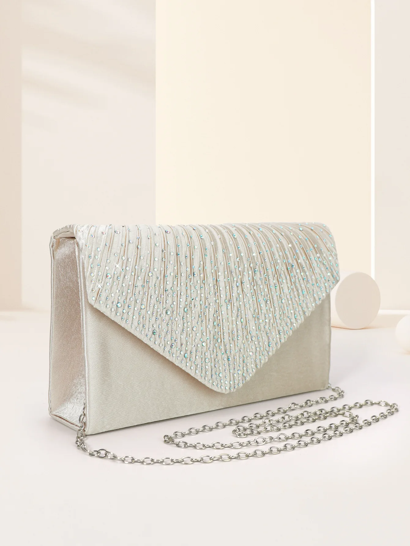 

Women Evening Envelope Handbag Prom Sequin Clutch Purse Chain Shoulder Cross Body Bag for Wedding Party Purse