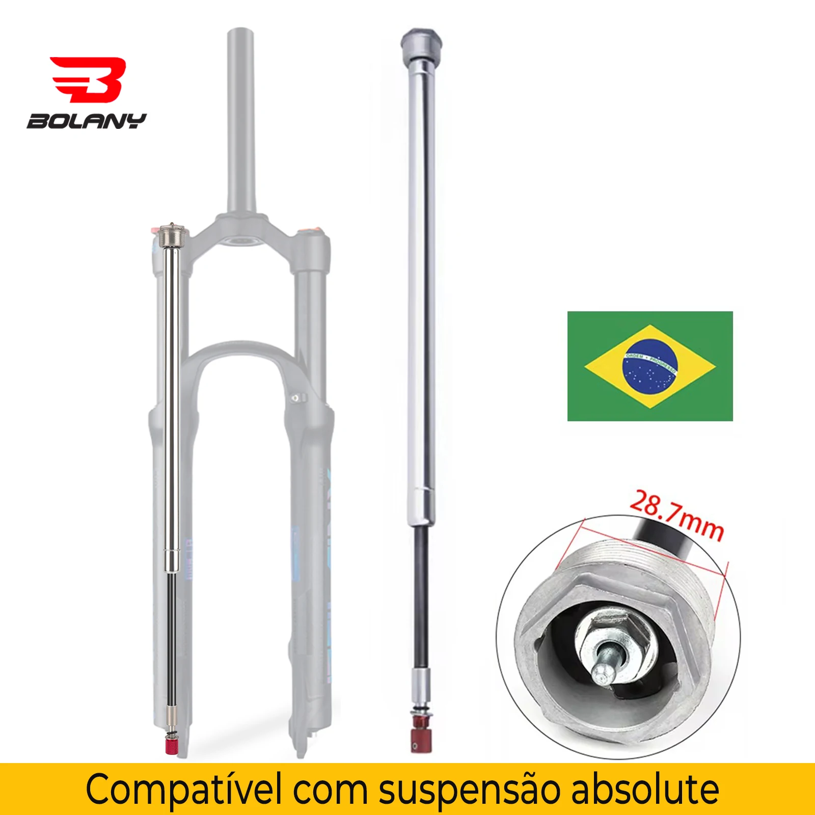 Ship From Rio Brazil Bike Suspension Cartridge Oil Damping Rod