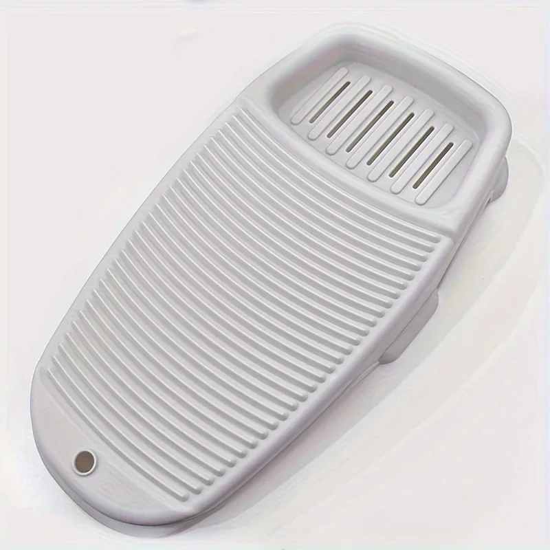 Laundry Board Compact and Sturdy Anti Slip Washboard with Soap Storage Material Ideal for Delicate and Small Items