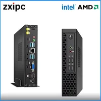 Mini PC Ryzen AMD R7 4700U Intel I5 N5095 8 Cores Win11 Dual Display 4K HD DDR4 NVMe WIFI6 BT Mini Business Desktop Computer