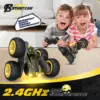 Sinovan Remote Control Car for Kids, 2.4GHz RC Car with Type-C Charging, 4WD Double Sided 360° Rotates&Flips RC Stunt Car Toys 6