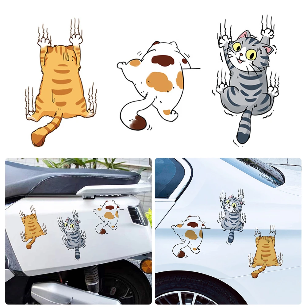 Cats Make Me Happy Cat Lover Vinyl Car Truck Decal Window Sticker Vehicle D&eacute;cor