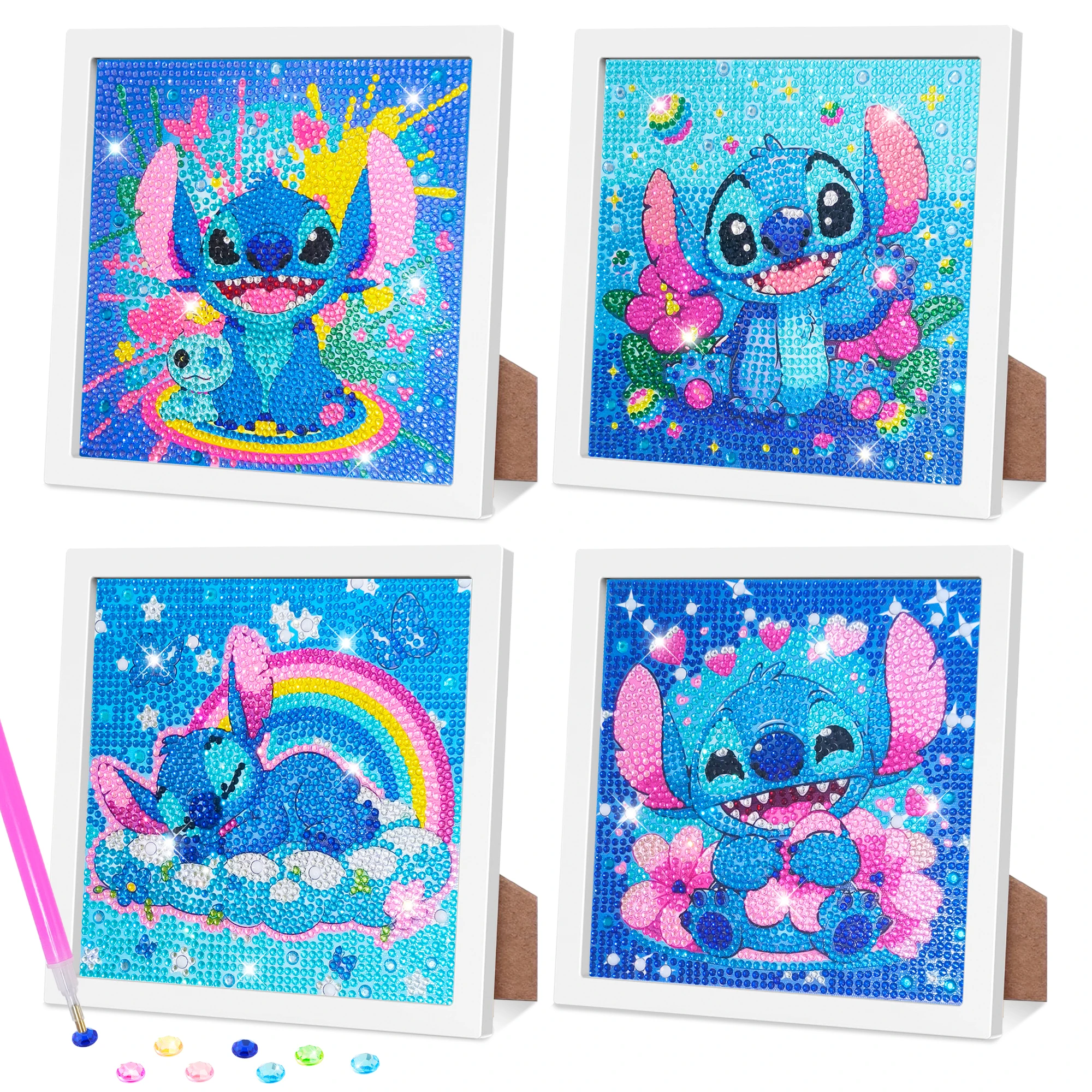 Kit Diamond Painting Disney Stitch - Création Brillante Enfant