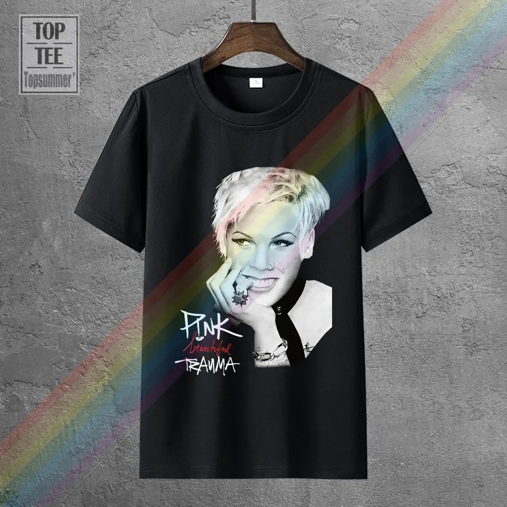 

Pink Beautiful Trauma T Shirt Alecia Moore Singer Unisex Adults & Kids Tee Top Tshirt Short Sleeve Tops