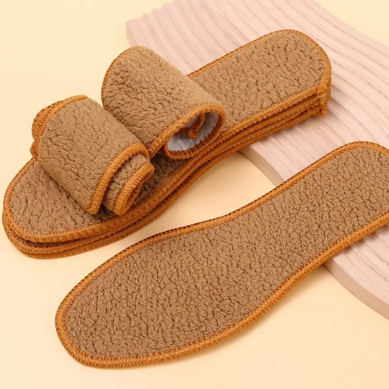 Description Picture 6 of itemSelf Heated Thermal Insoles for Shoes Wool Thicken Warm Soft Shoes Pads Breathable Skin-friendly Insoles for Feet Care Winter