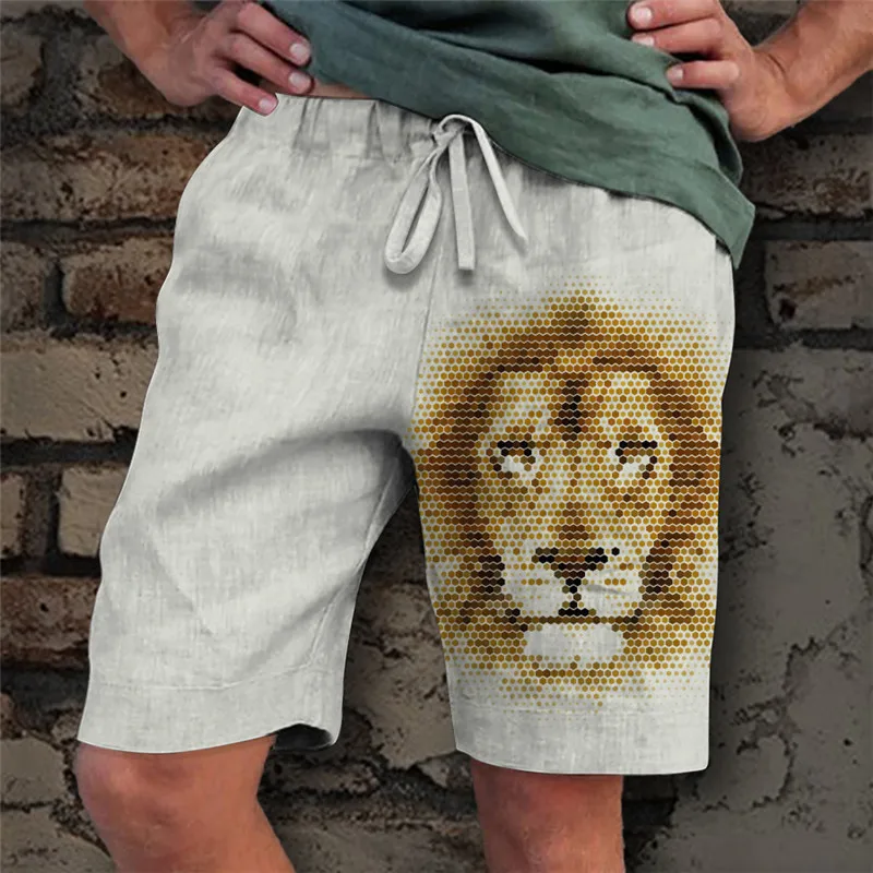 Men's Board Shorts Swim Shorts Swim Trunks Summer Shorts Beach Shorts Drawstring Elastic Waist 3D Print Graphic Animal Cat Breat 5