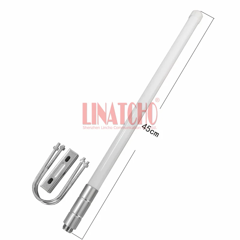 144/430MHz VHF UHF Dual Band Two Way Radio Repeater Distribution Fiberglass Whip Antenna SO239 Female