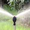 360-Degree Garden Automatic Rotating Sprinkler Stainless Steel Tripod Set Irrigation Stand Water Jet Garden Lawn Sprinkler Tool 5