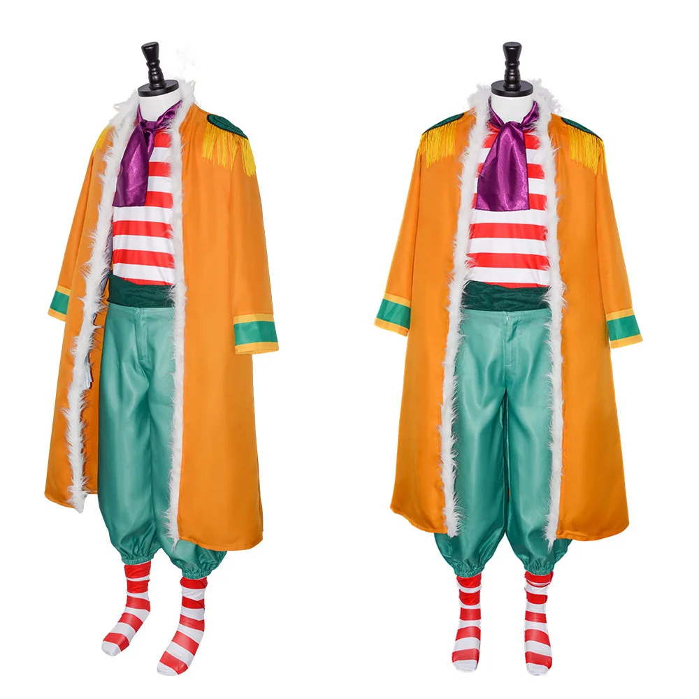 One Piece: Buggy | Orange Cosplay Costume 22 One Piece Buggy Cosplay Costume for Men (Unofficial)