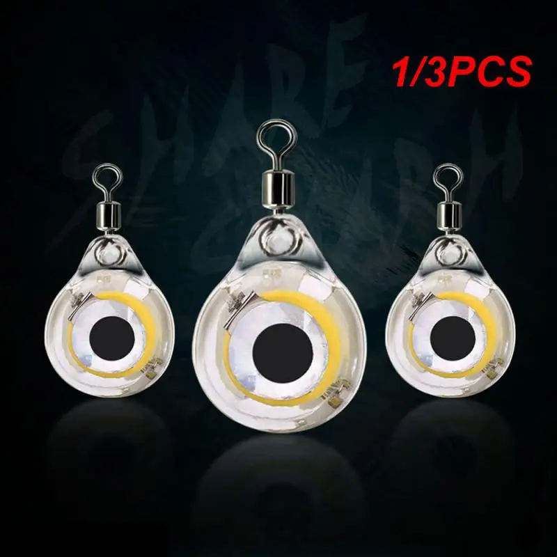 

1/3 шт. приманка, лампа, мини-приманка для рыбной ловли, приманка для подводной рыбалки в форме глубоких капель, приманка для кальмара, светящаяся искусственная приманка, 5 цветов