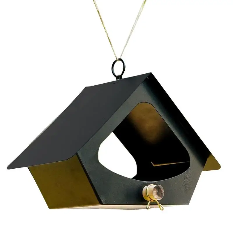 

Металлическая железная кормушка для птиц, наружная стандартная подвесная станция для кормления, пищевой контейнер для сада, парка