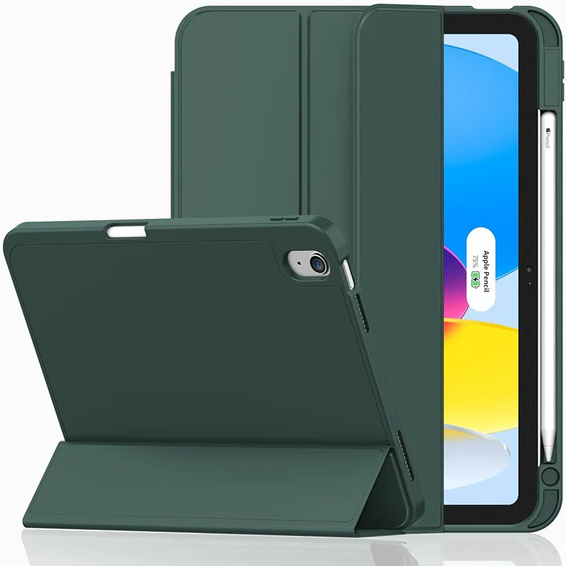 Magnetic Charging Pencil Holder Case with Cover and Stand