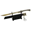 22cm Medieval Sword Famous Longquan Sword Toy Dragon Tiger Knife All Metal with Sheath Weapon Model Ornaments Collections Gifts 6