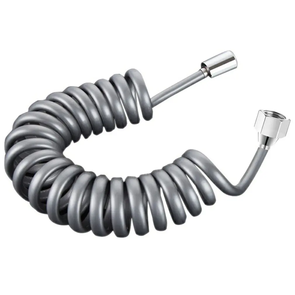 Plastic Water Toilet Bidet Sprayer Flexible Spring Shower head Hose tube Telephone Line soft Hoses bathroom Accessories Shower Hose Plumbing Hose Water Pipe Plumbing Supply Hose PVC Plastic Hoses Bidet Accessories