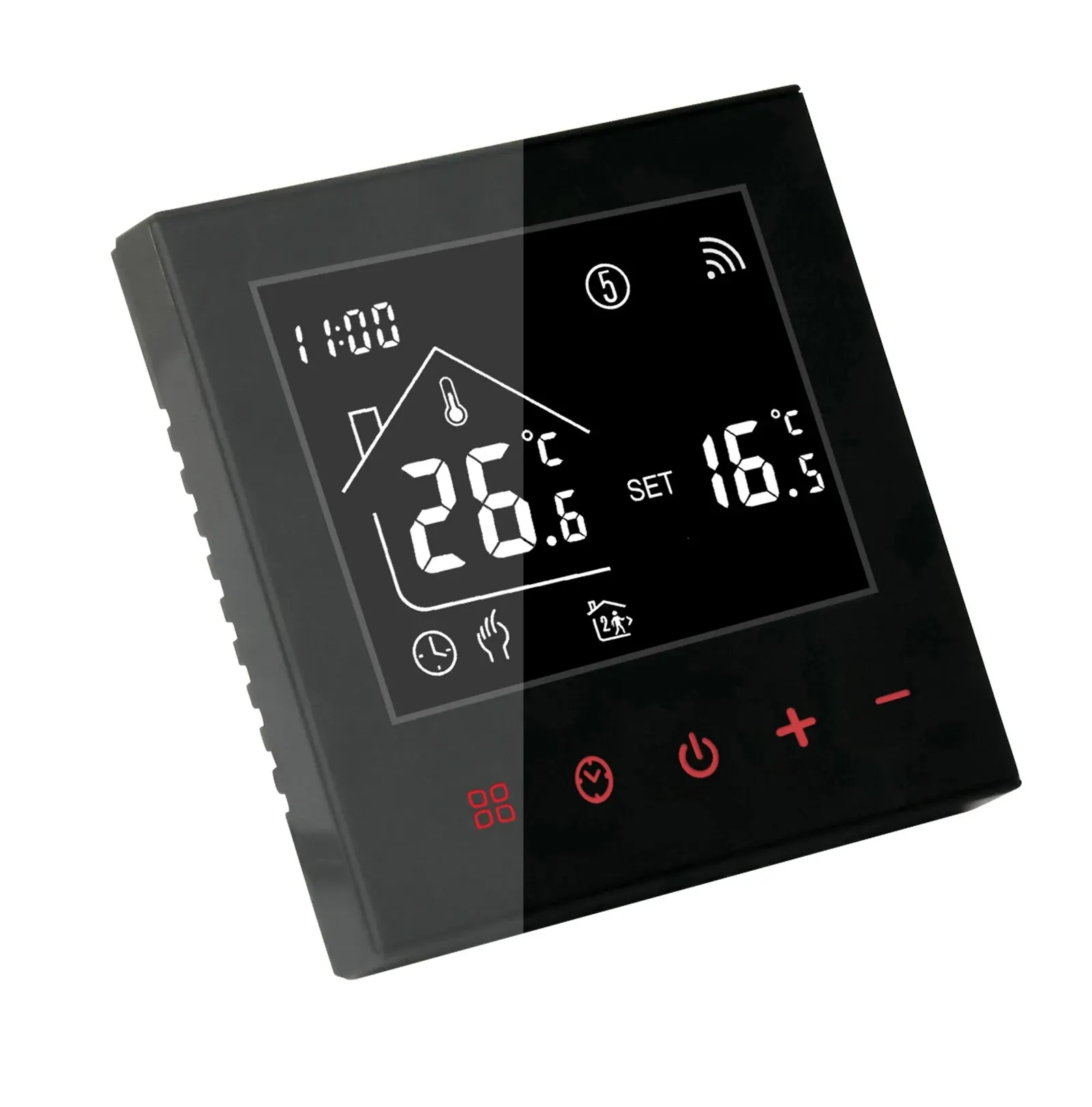 MINCO HEAT 따뜻한 바닥 온도조절기, 투야 와이파이, 3A, 16A, 전기, 가스 보일러, 물 난방 온도 조절기, 1 개
