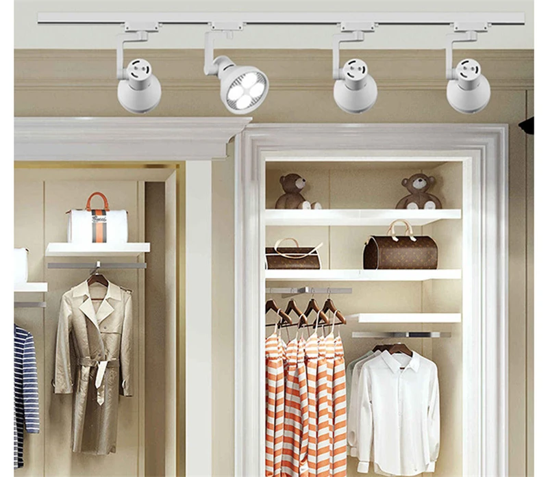 Description Picture 3 of itemLed Tracks Light Fixture Rail COB Ceiling Lamp Spotlight Lighting for Clothing Shop Living Room Store Light Fixture